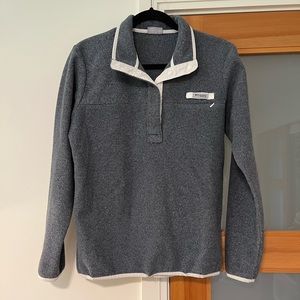 columbia fleece sweatshirt button up